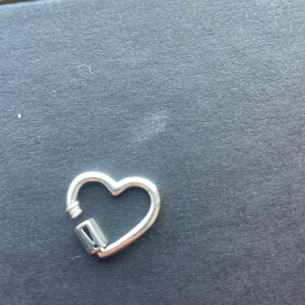 Silver Baby Heart Lock - Marla Aaron